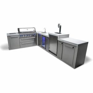 Mont Alpi Delux 4 Burner Island/ Keg Fridge