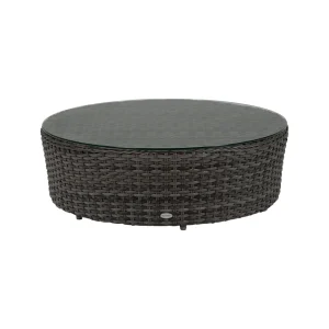 Portfino 40" Round Coffee Table /w Glass